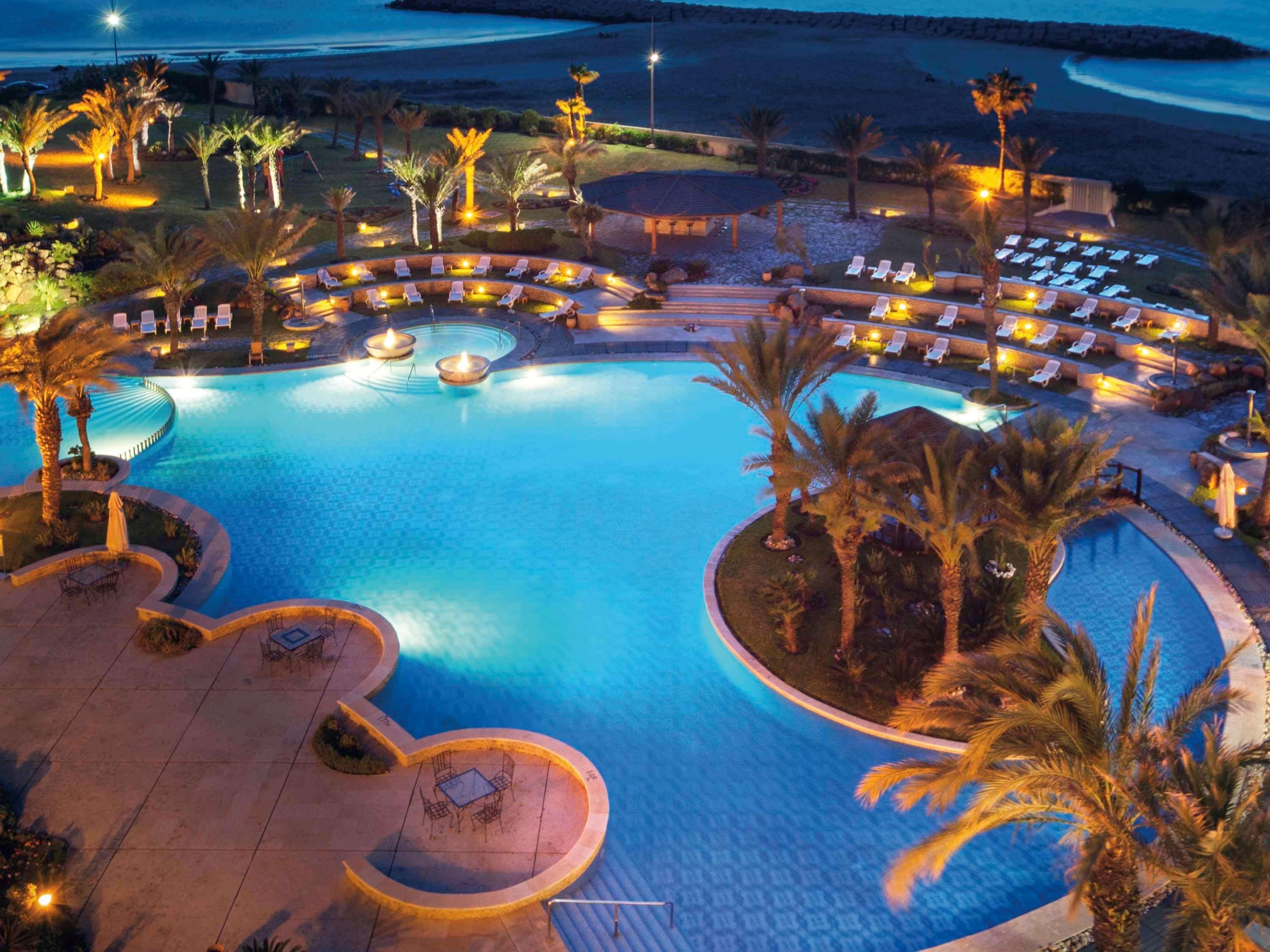 Moevenpick Hotel & Casino Malabata Tanger Kültér fotó The pool at the Hilton Sharm El Sheikh